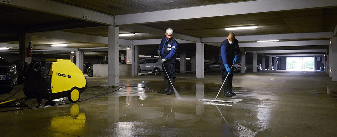 Nos professionnels pour le nettoyage de parkings